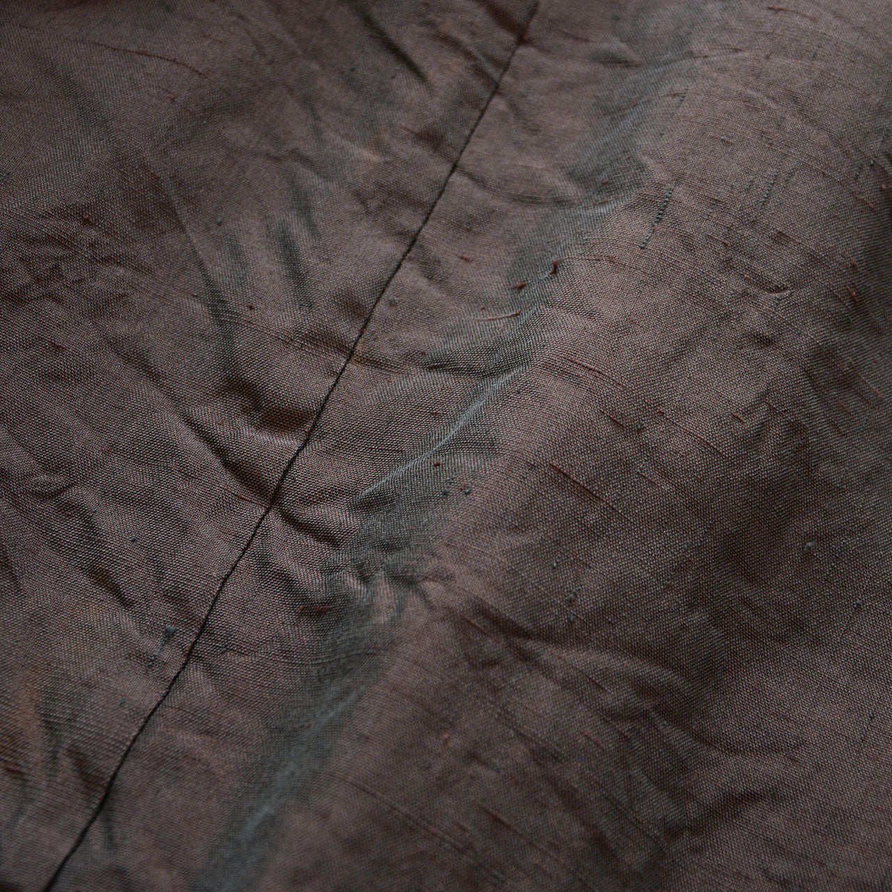 Haori Jacket Japanese Art Lining Iridescent Reversible Japan Vintage 70s
