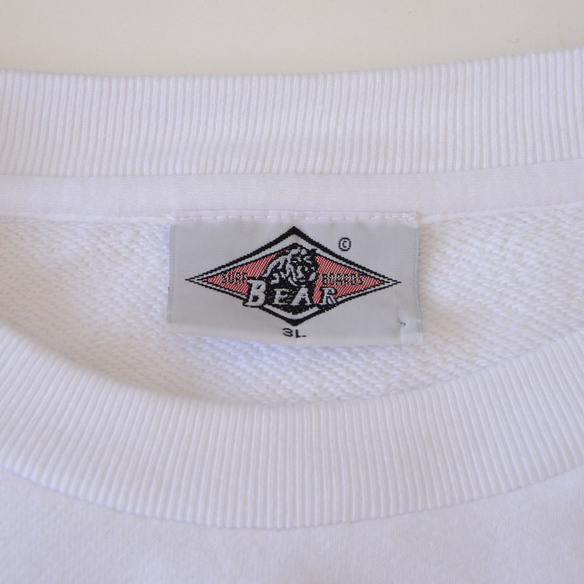 BEAR SURFBOARDS diamond logo neck label marked size 3L