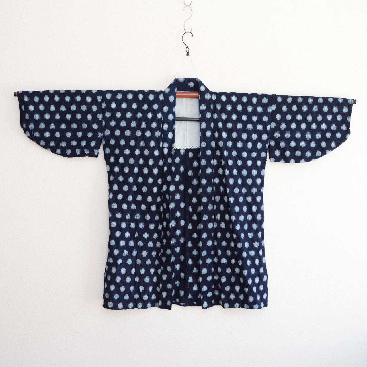 Vintage Japanese workwear jacket with subtle snow-inspired design