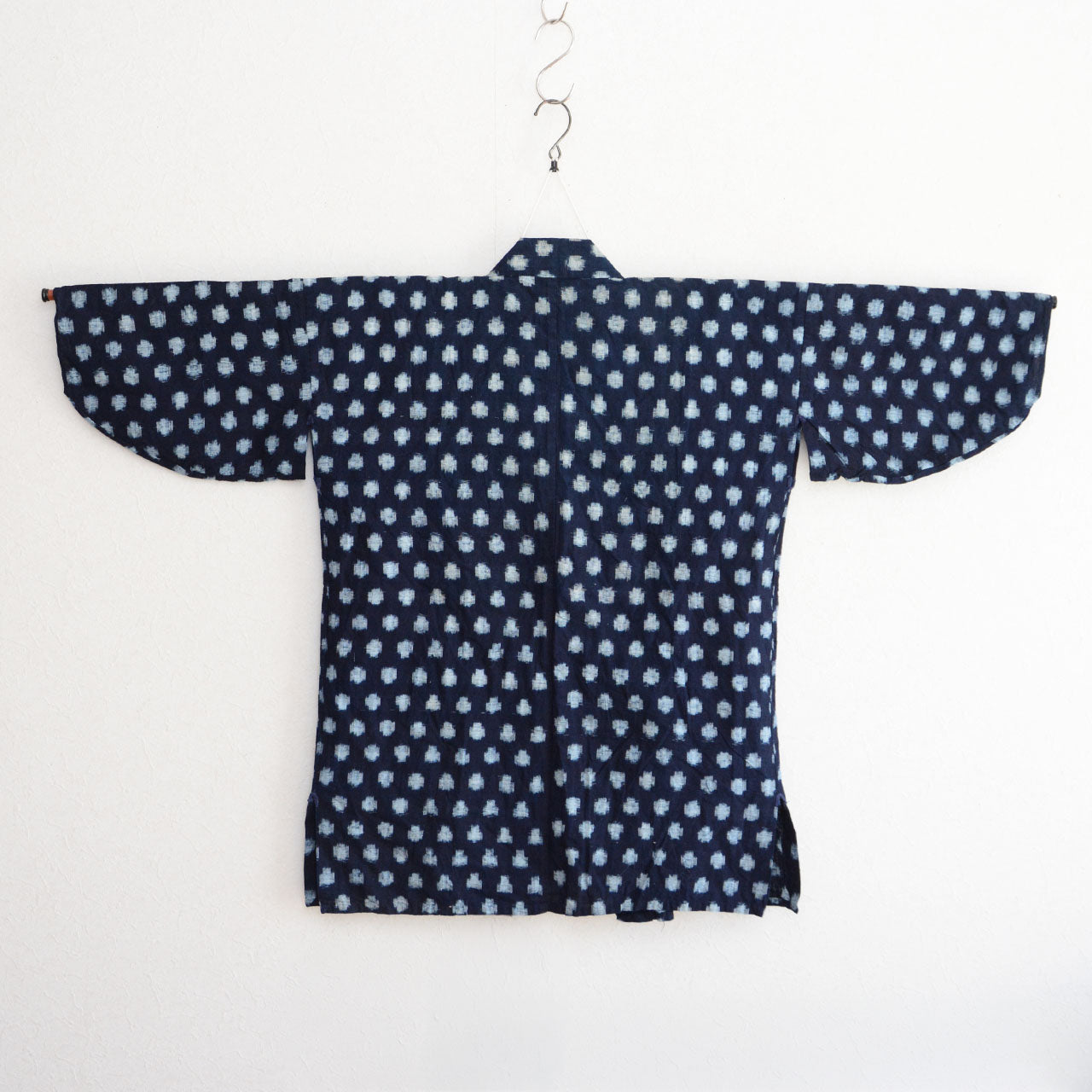 Mid-century indigo cotton noragi with traditional Japanese craftsmanship