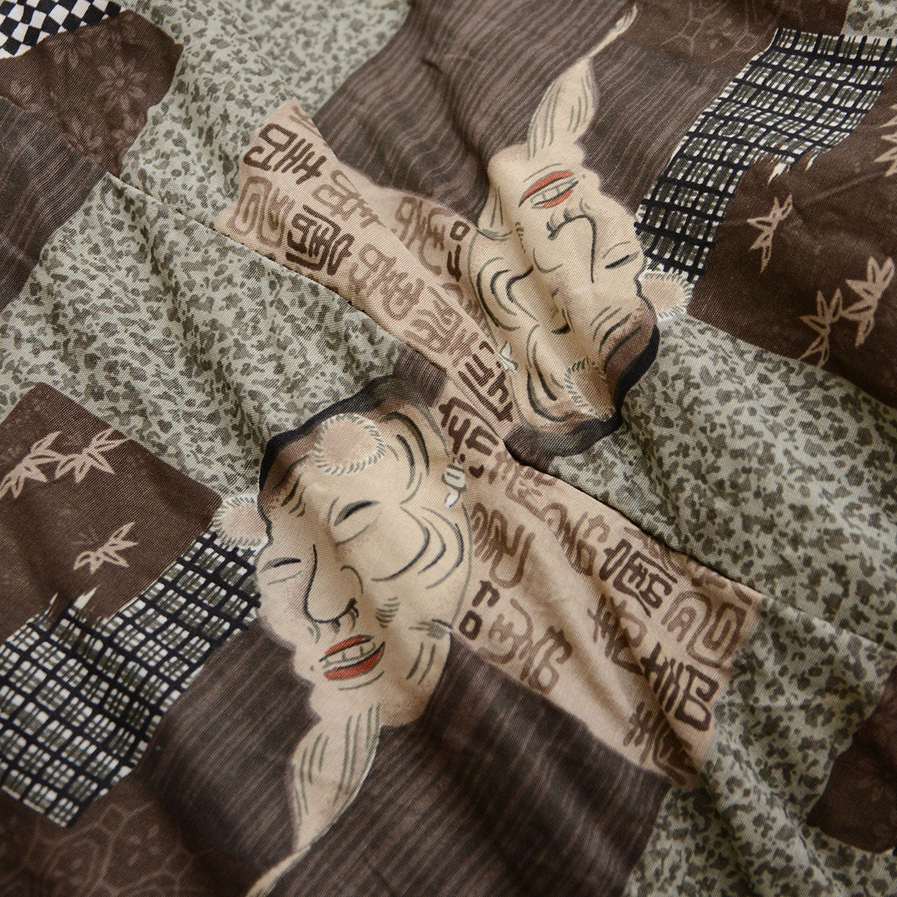 Traditional Japanese vintage kimono ideal for fashion or remake projects