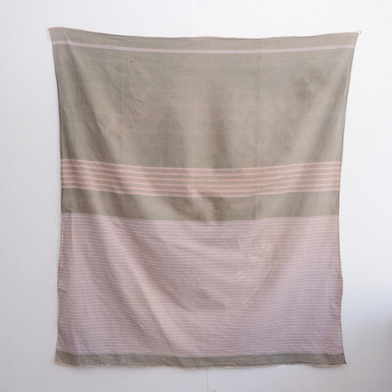 Striped cotton furoshiki wrapping cloth textile