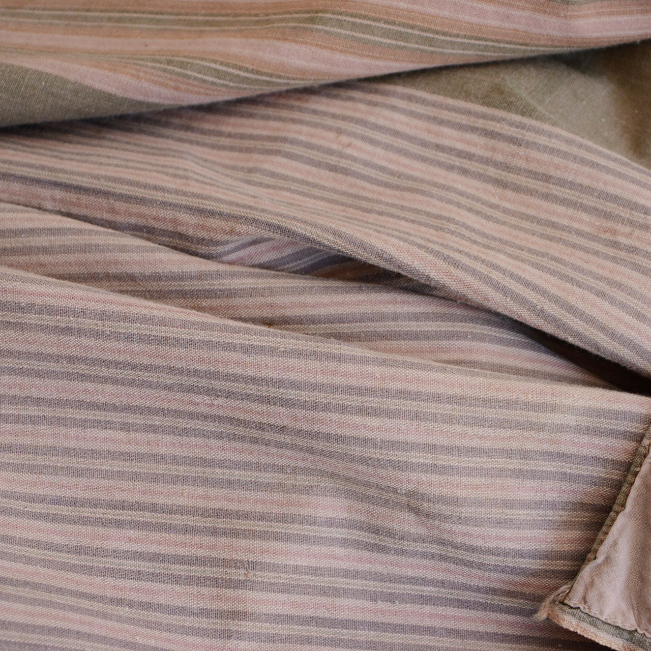 Japanese striped cotton furoshiki cloth textile