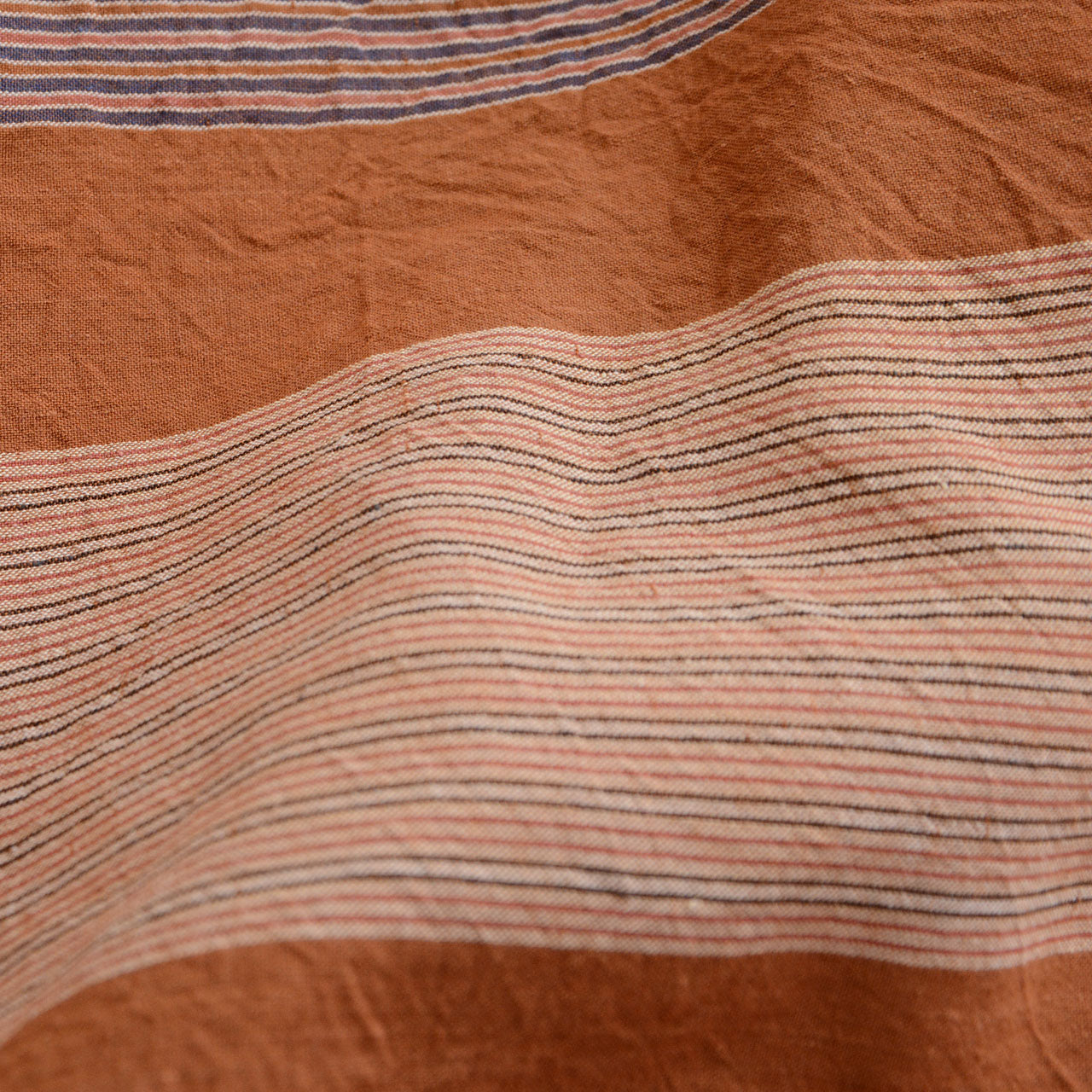 Mid-20th century Japanese cotton cloth with stripes