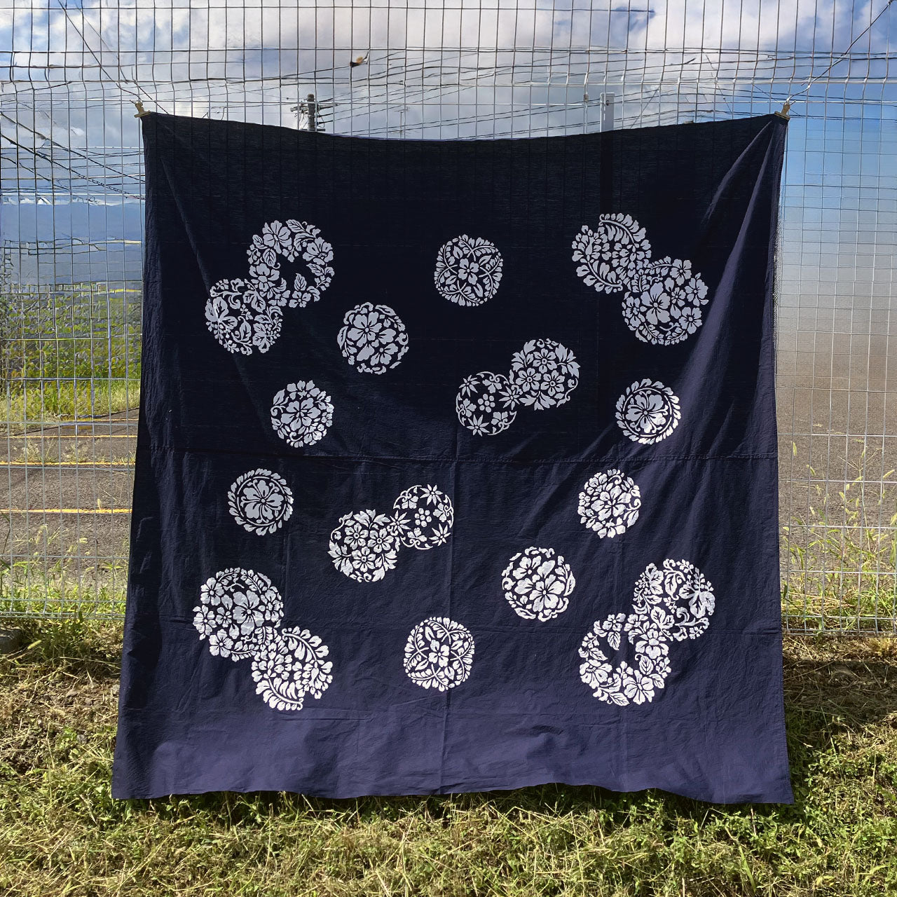 Japanese vintage furoshiki for DIY, sewing, and handmade projects