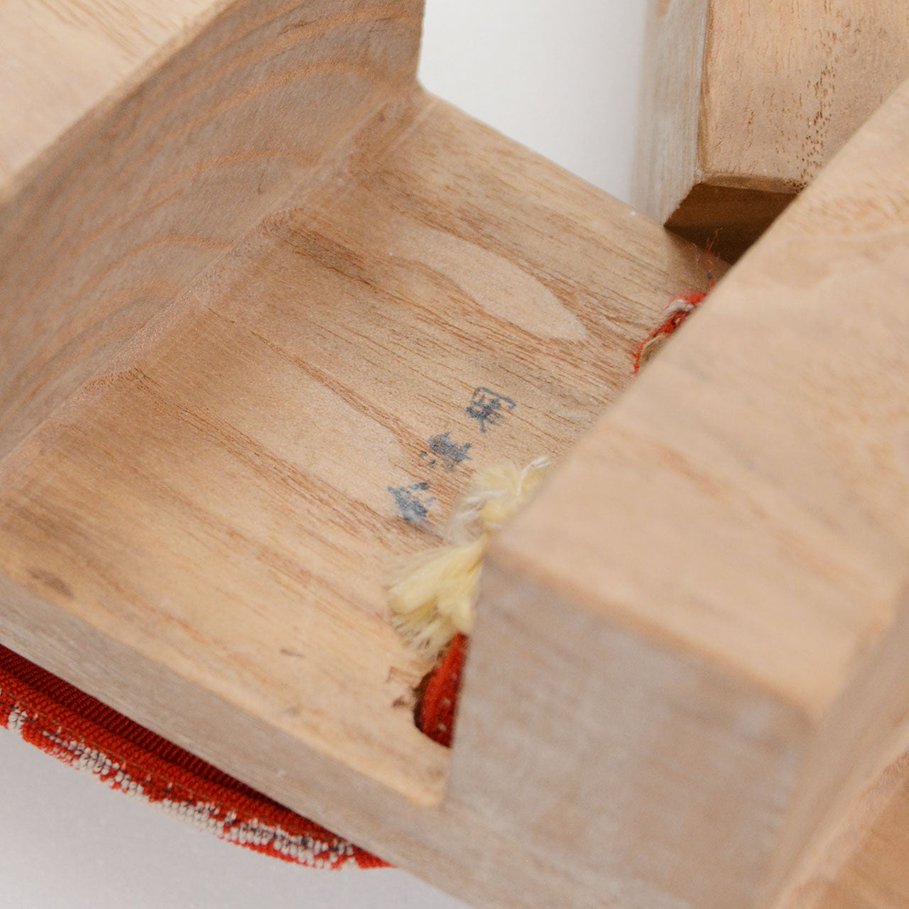 Aizu kiri stamp on paulownia wood geta, Japan vintage deadstock