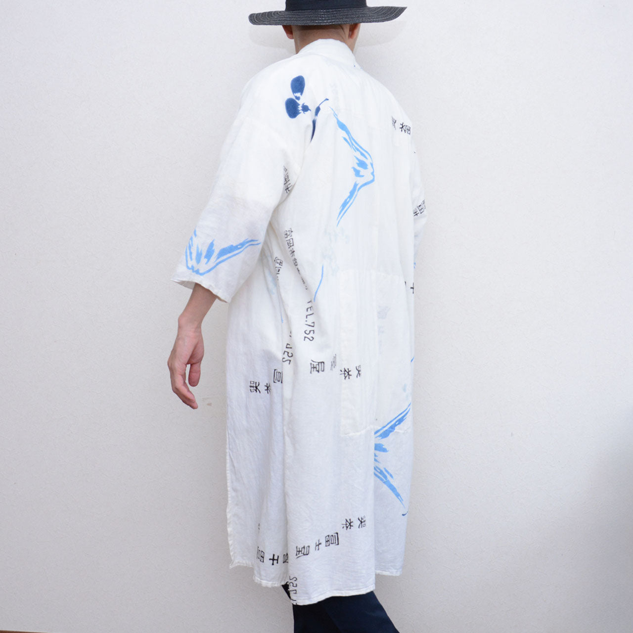 Japanese Tenugui Kimono Robe for Sustainable Fashion