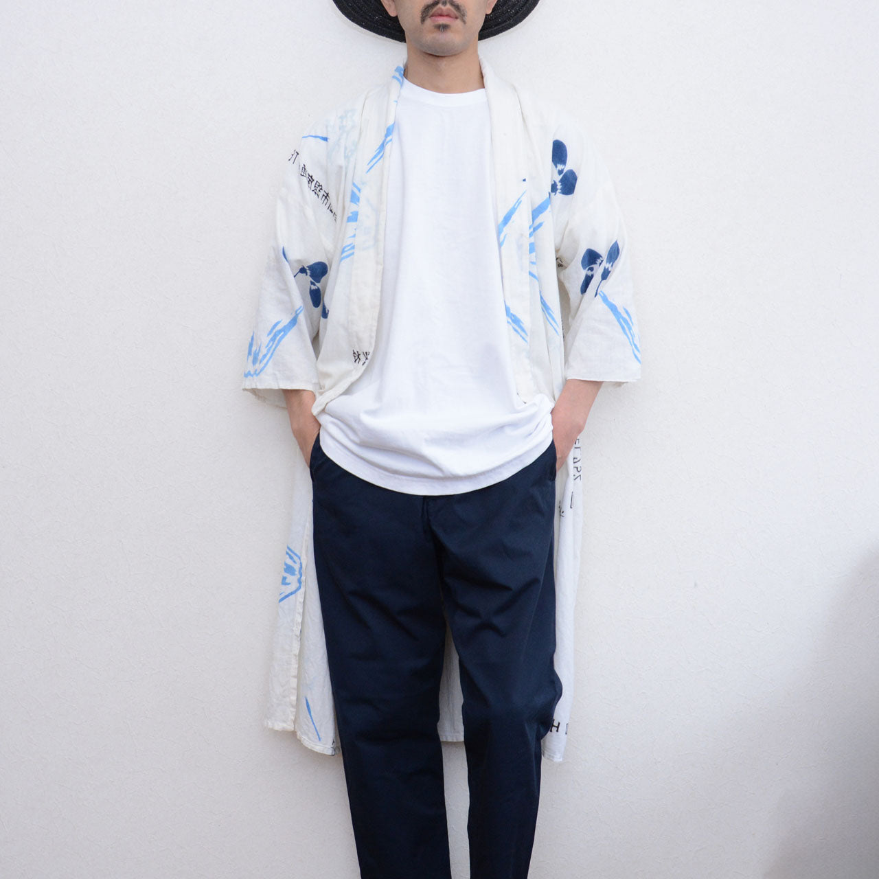 Traditional Japanese Motifs on Reused Cotton Fabric