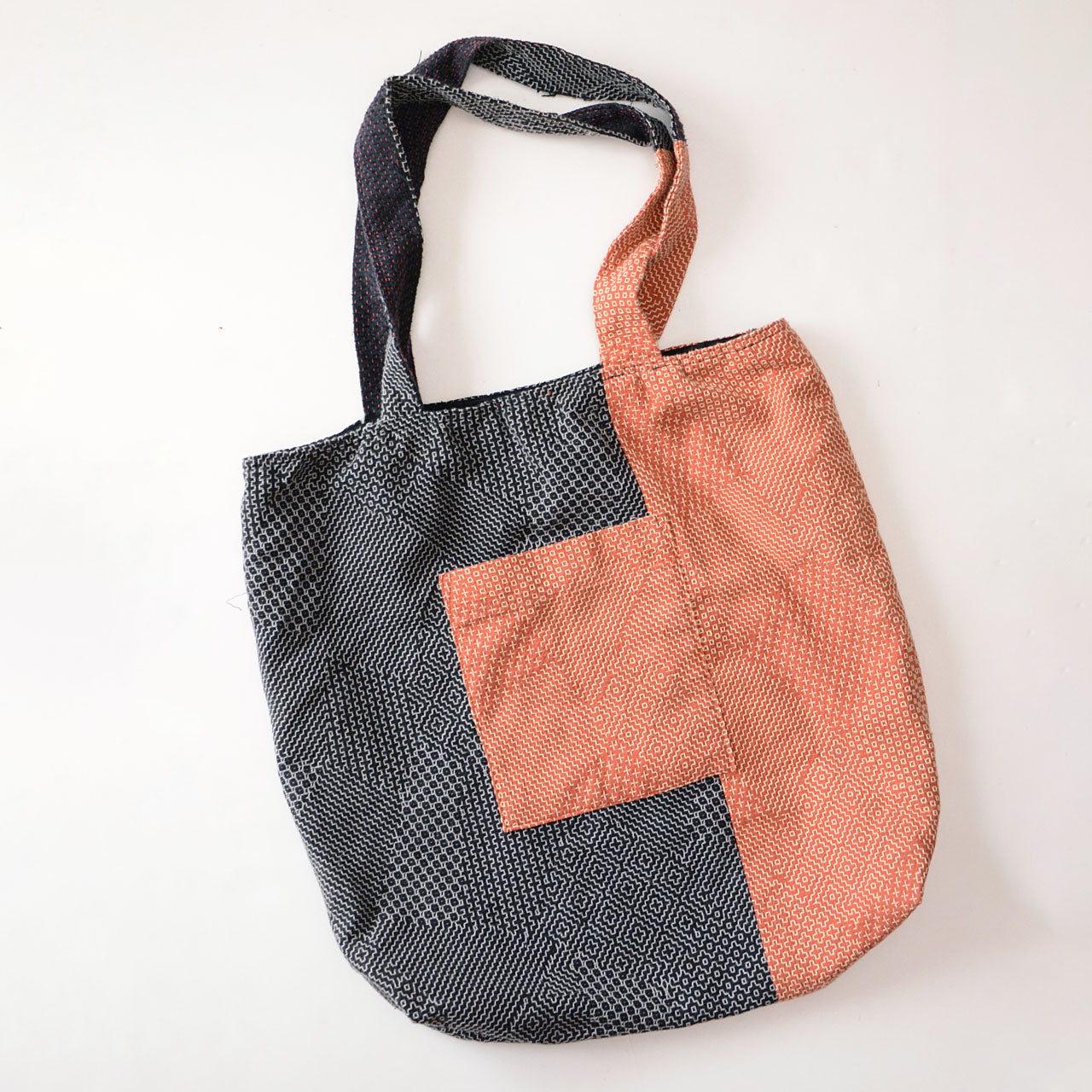 Handcrafted cotton tote with soft texture
