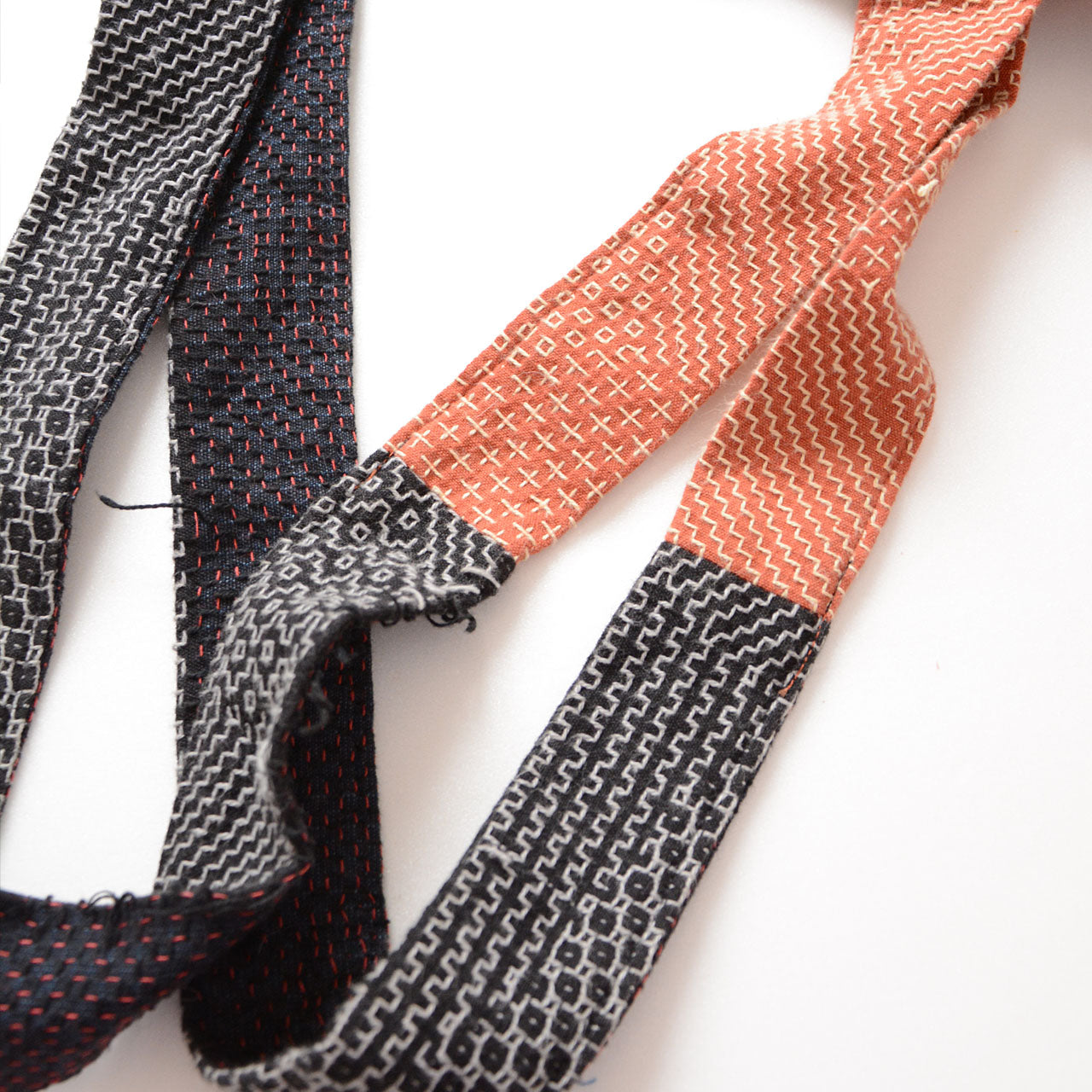 Sashiko cotton tote, handmade item