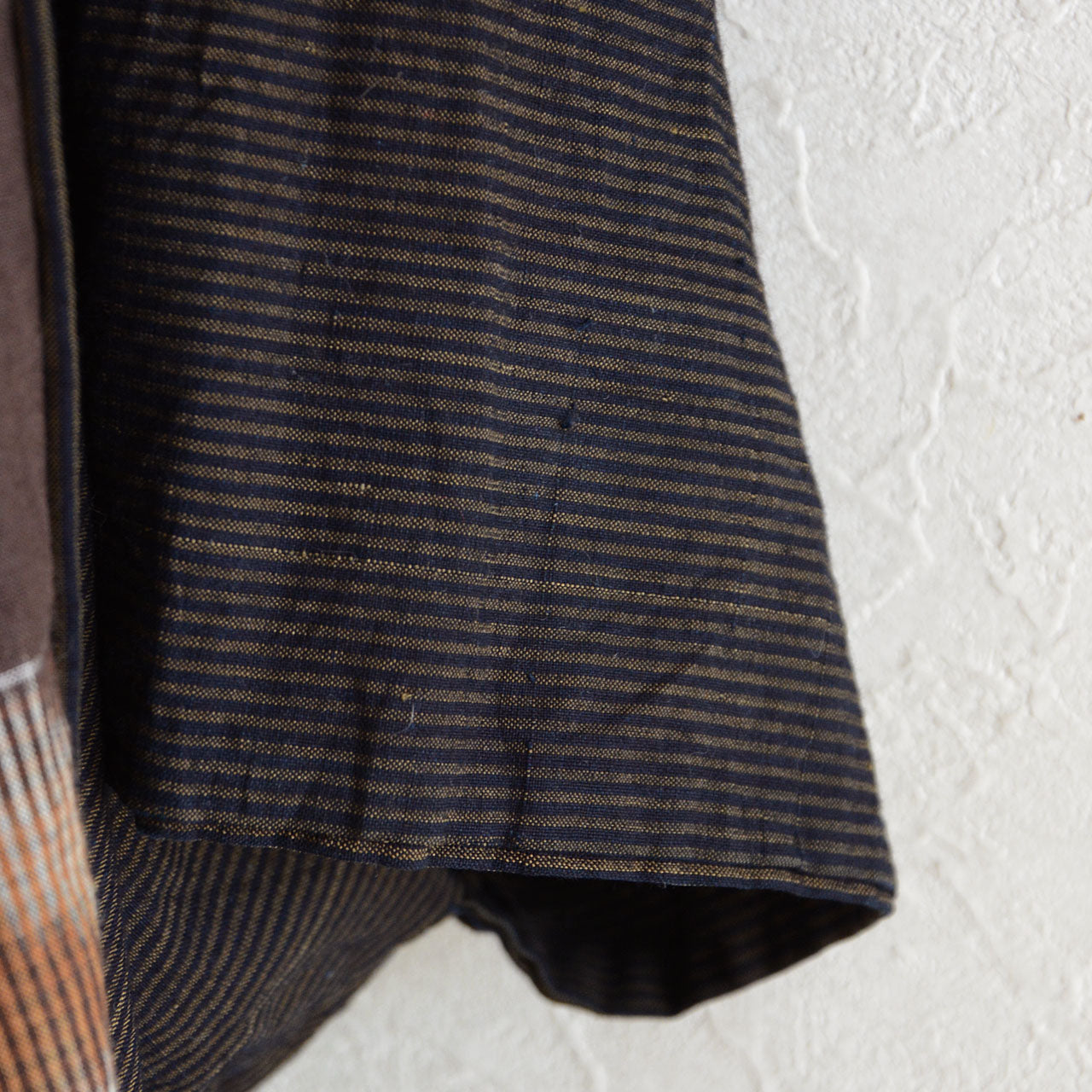 Classic indigo striped haori with vintage charm