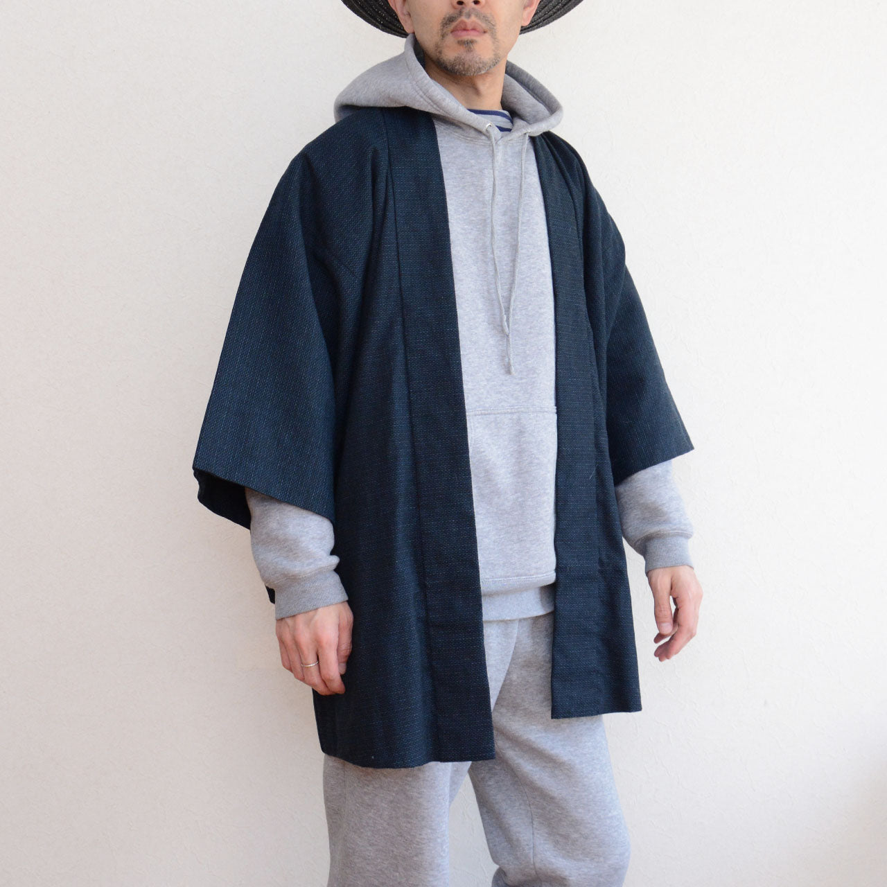 Japanese haori jacket featuring traditional lining design