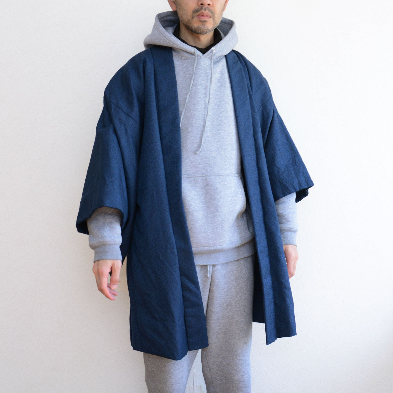 A Japanese men’s outer garment designed as a haori.