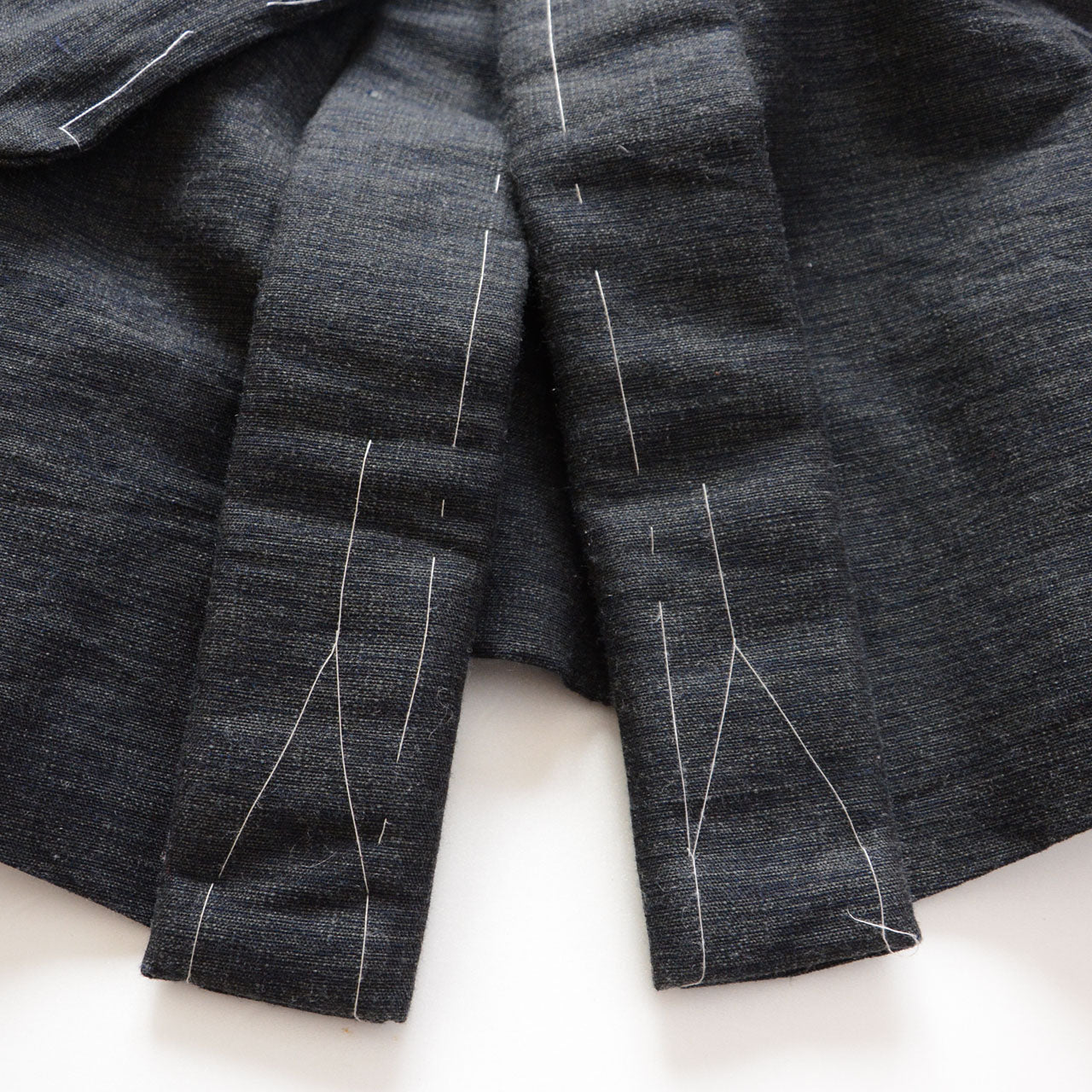 1970s–80s Japan vintage wool haori, blue daruma lining, unworn deadstock, men's outerwear