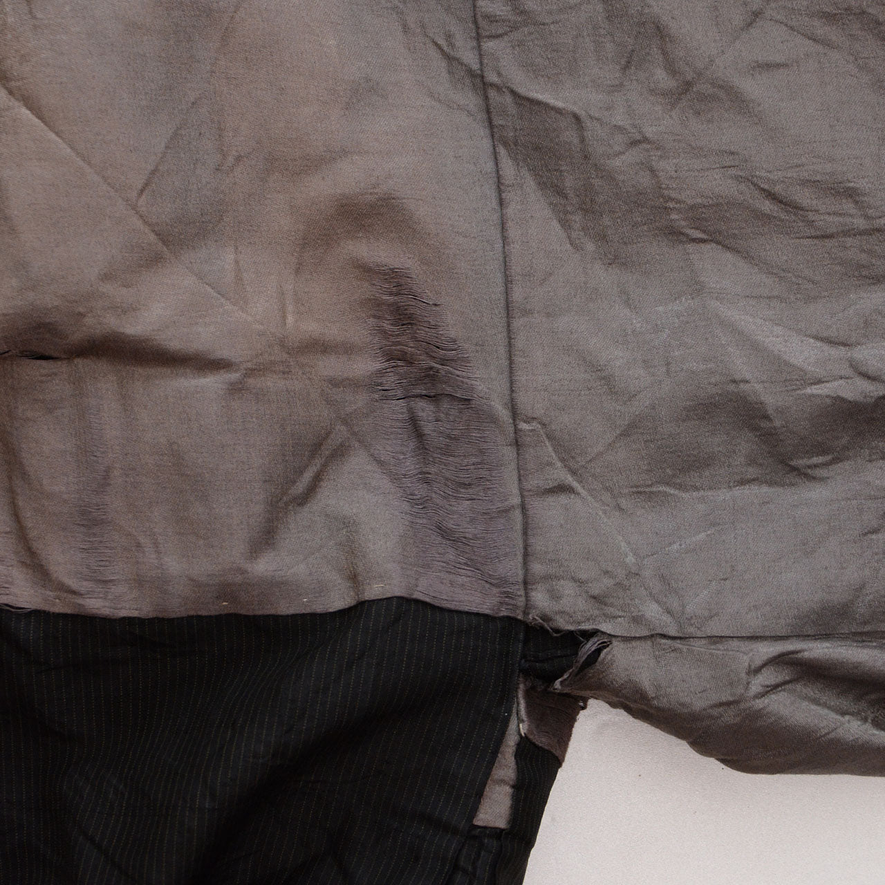 Vintage Japanese kimono jacket for collectors with sparrow art interior