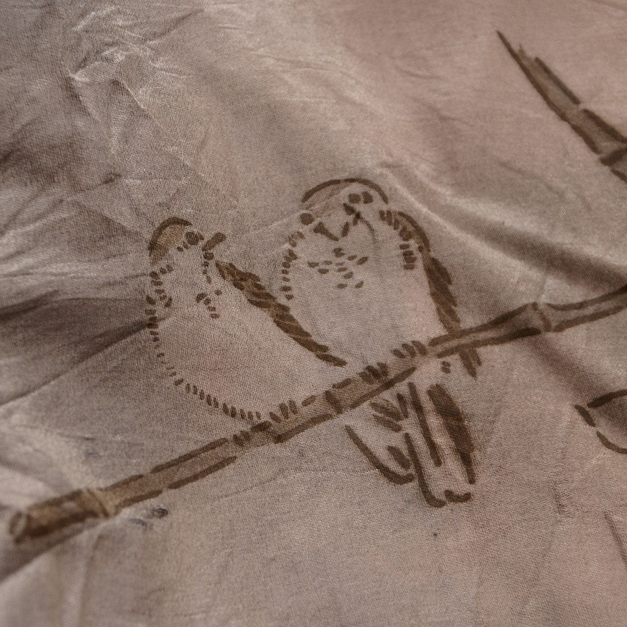 Haori jacket from Japan’s Showa era with symbolic sparrow motif