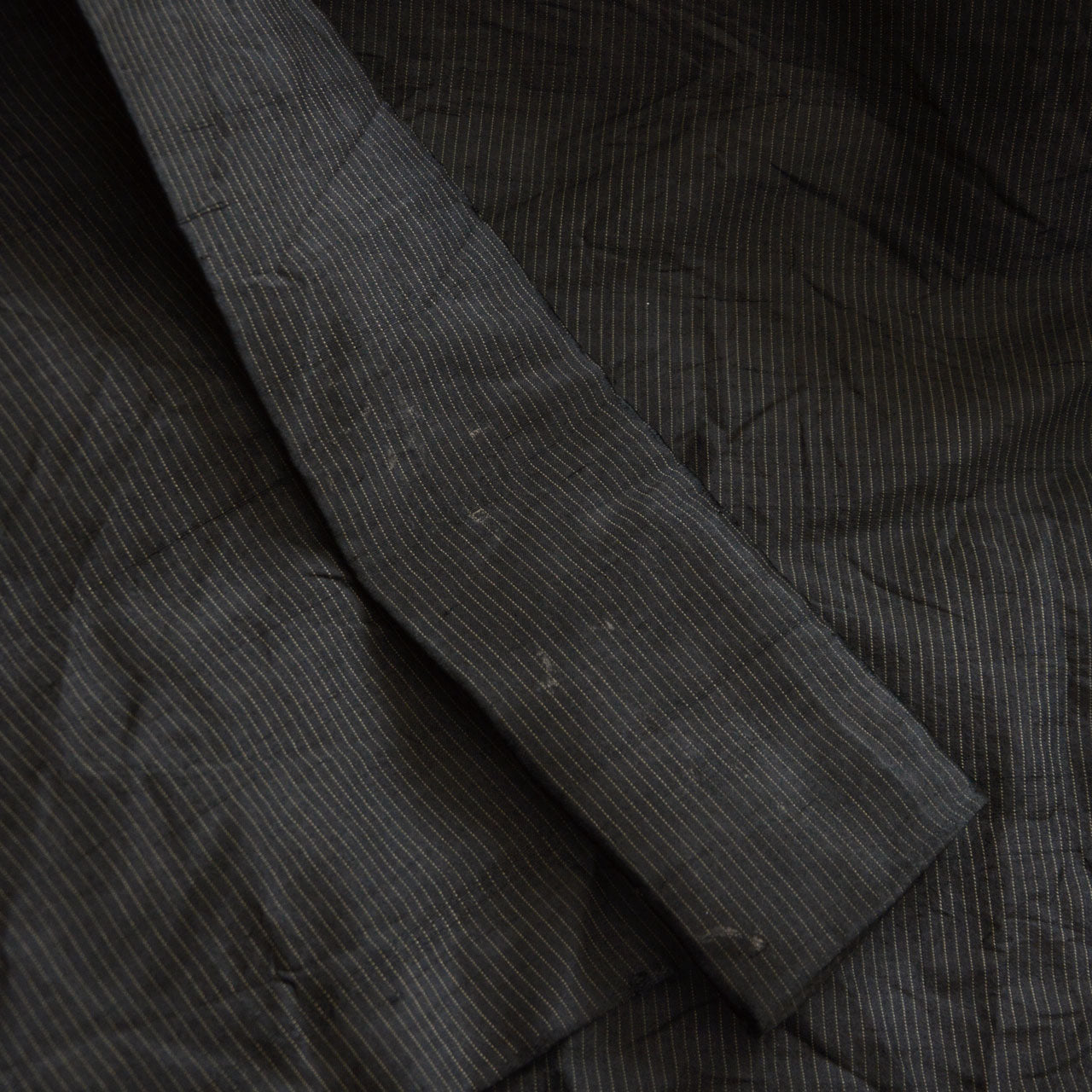 Rare Showa period haori featuring sparrow and floral interior design