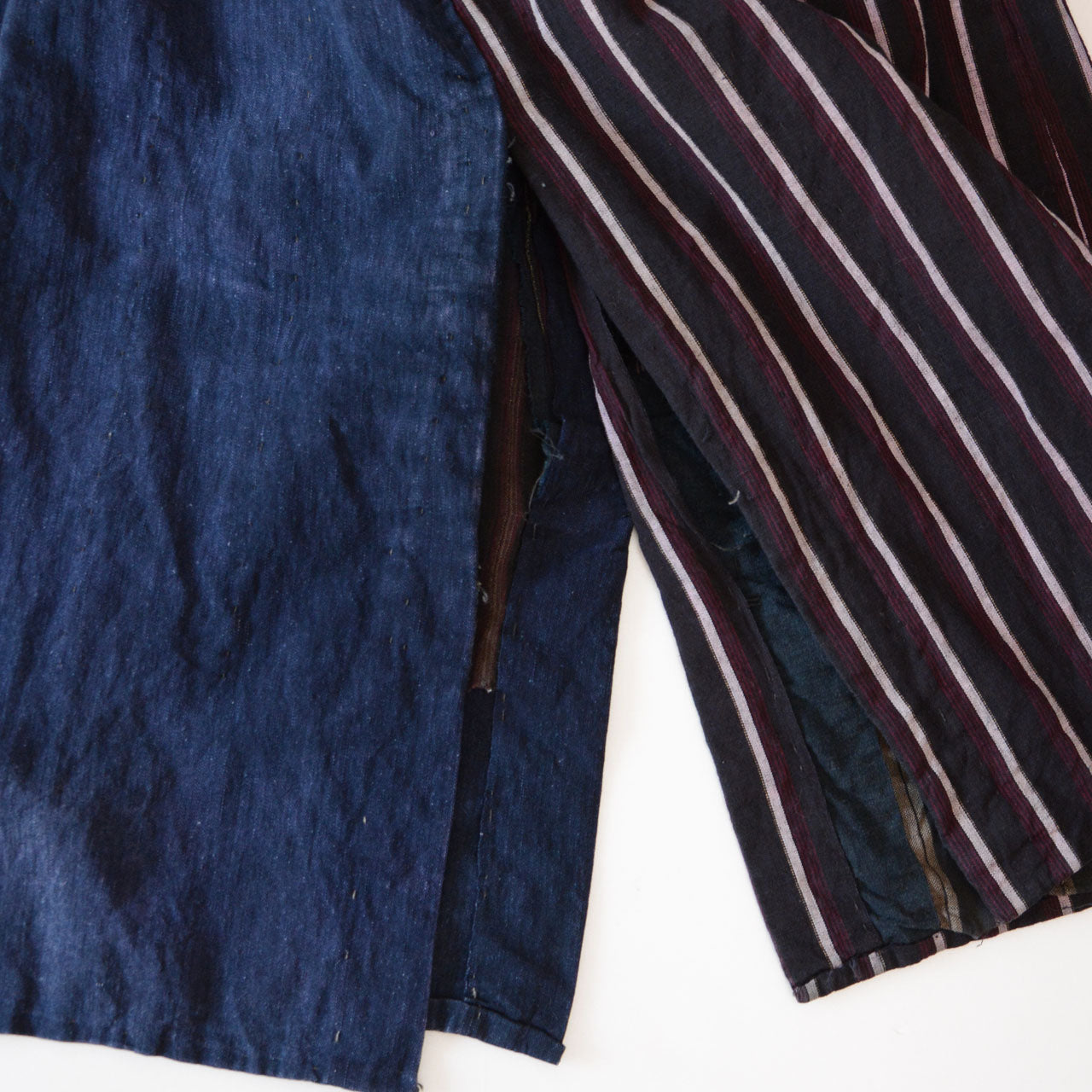 Sustainable vintage fashion inspired by Japanese rural life and handcraft.