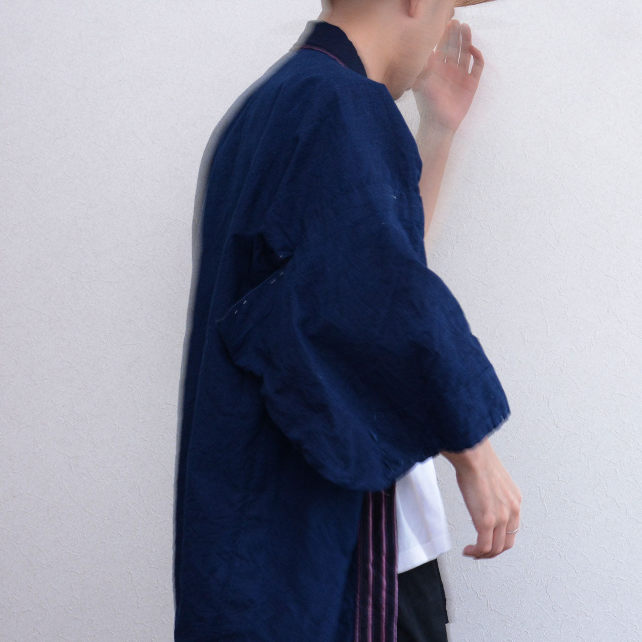 Noragi jacket featuring rare indigo lining for collectors