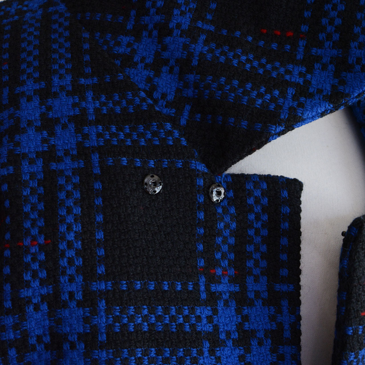 Japanese vintage mama coat from the Showa period, everyday women’s outerwear with practical design