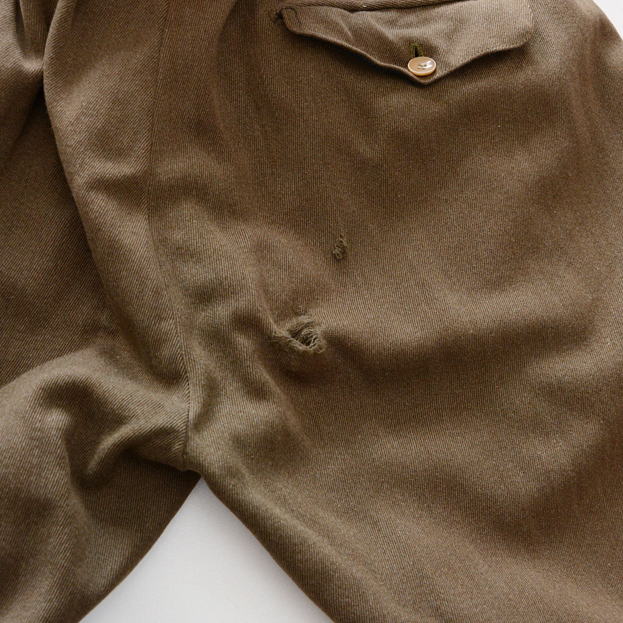 1940s Japanese army uniform pants, cinch back waist