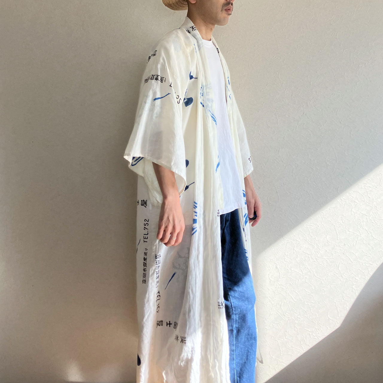 Unique patched kimono suitable for fashion, collection, or art