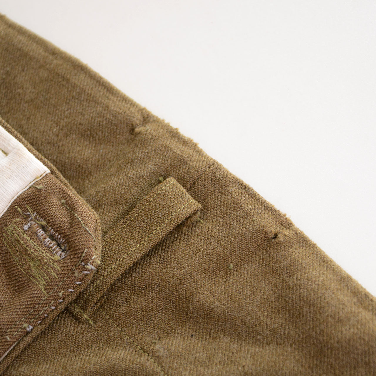 Historical Japanese wool trousers, tailored by civilian tailor, postwar transition