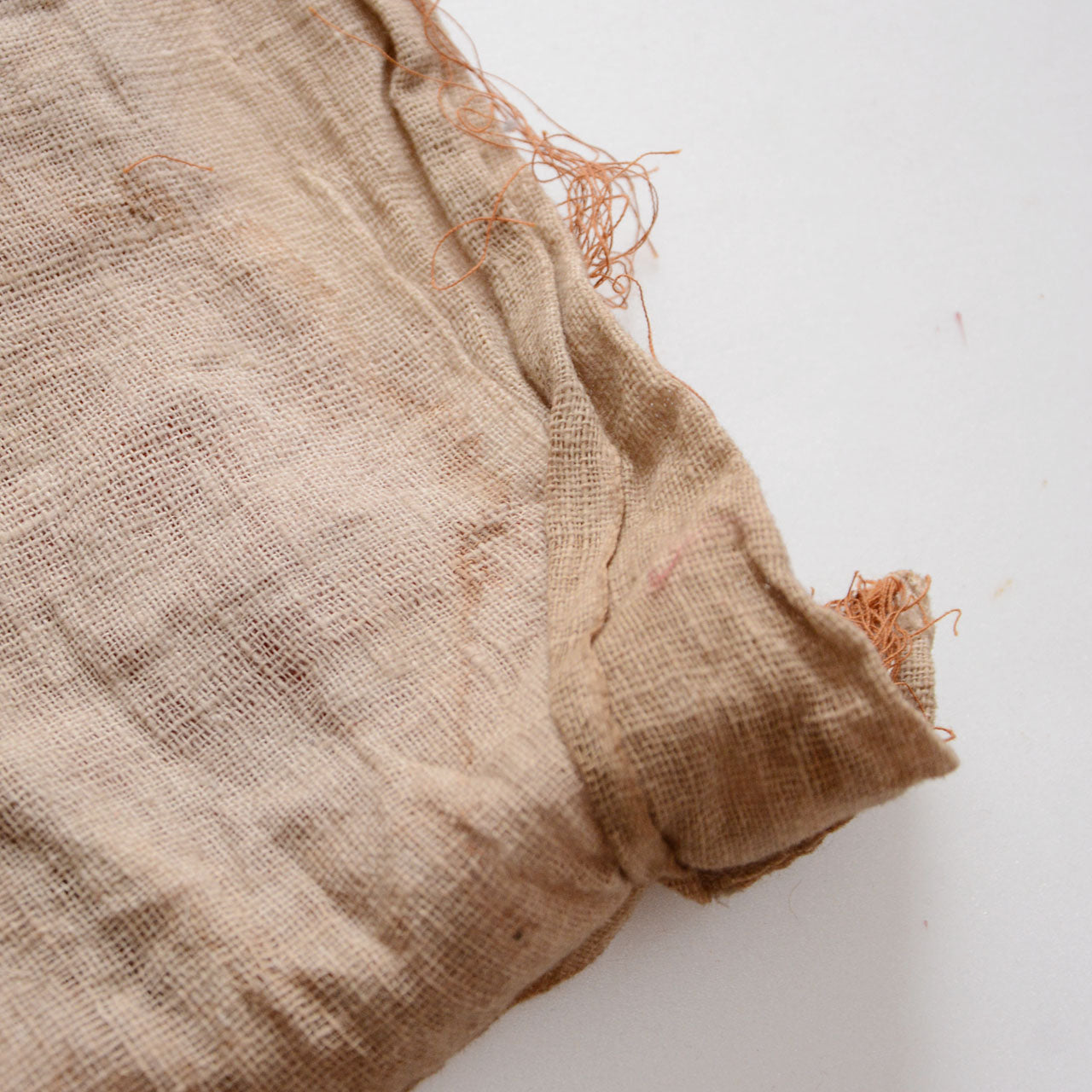 Antique Japanese Textile Flag (Edo – 1865) | Hand-Inked “Shaku