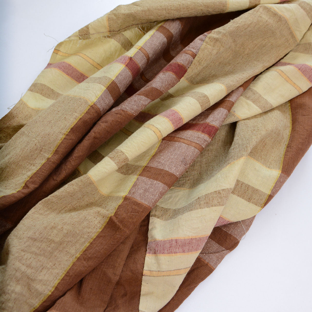 Vintage Japanese cotton fabric — exceptional textile design and natural cotton texture, originally used as a futon cover