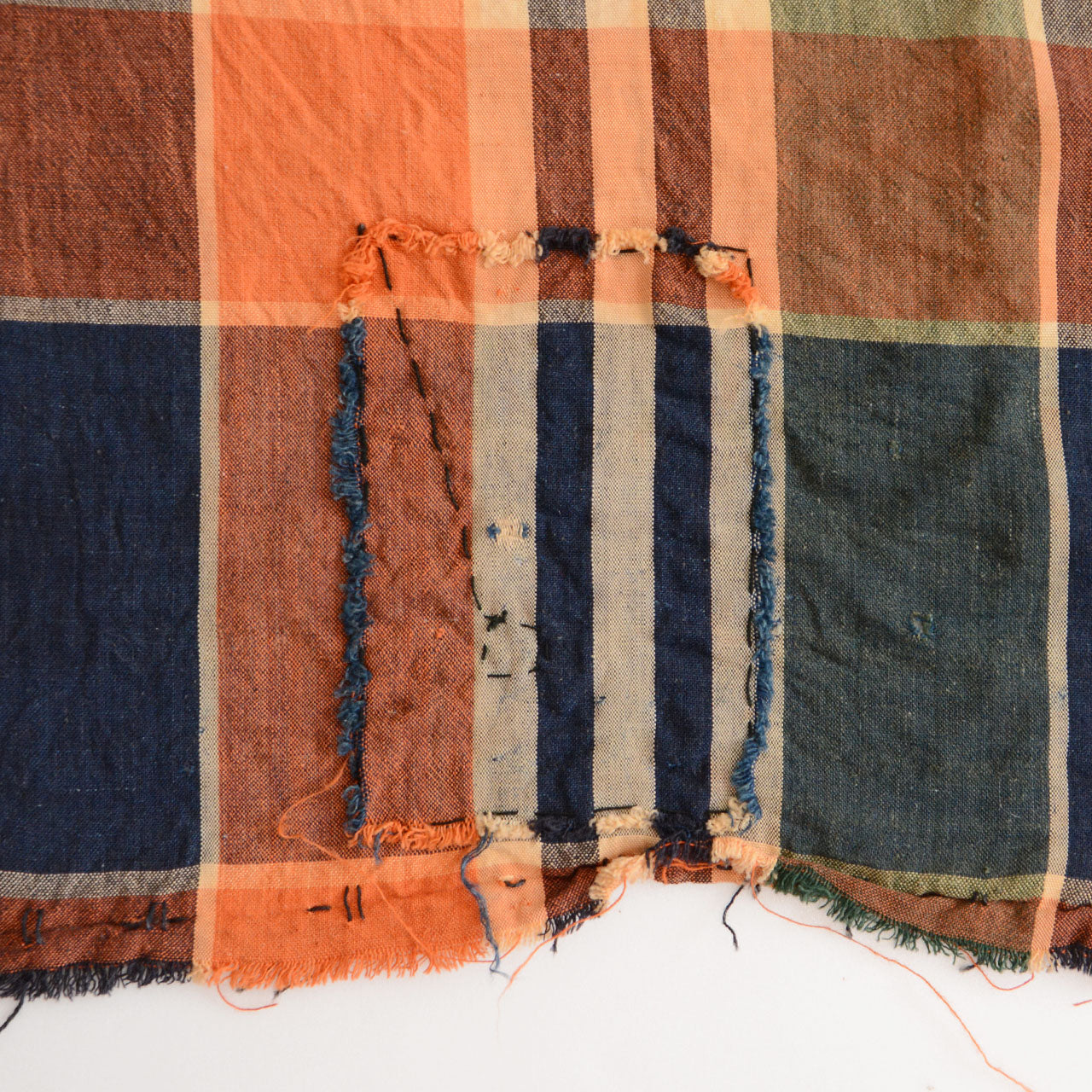 BORO Japanese fabric, sustainable vintage cloth, natural cotton