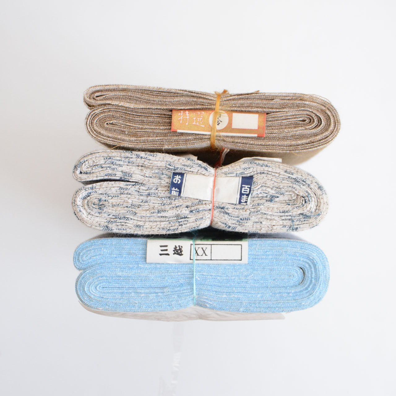 Traditional Japanese cotton tanmono fabric, unused