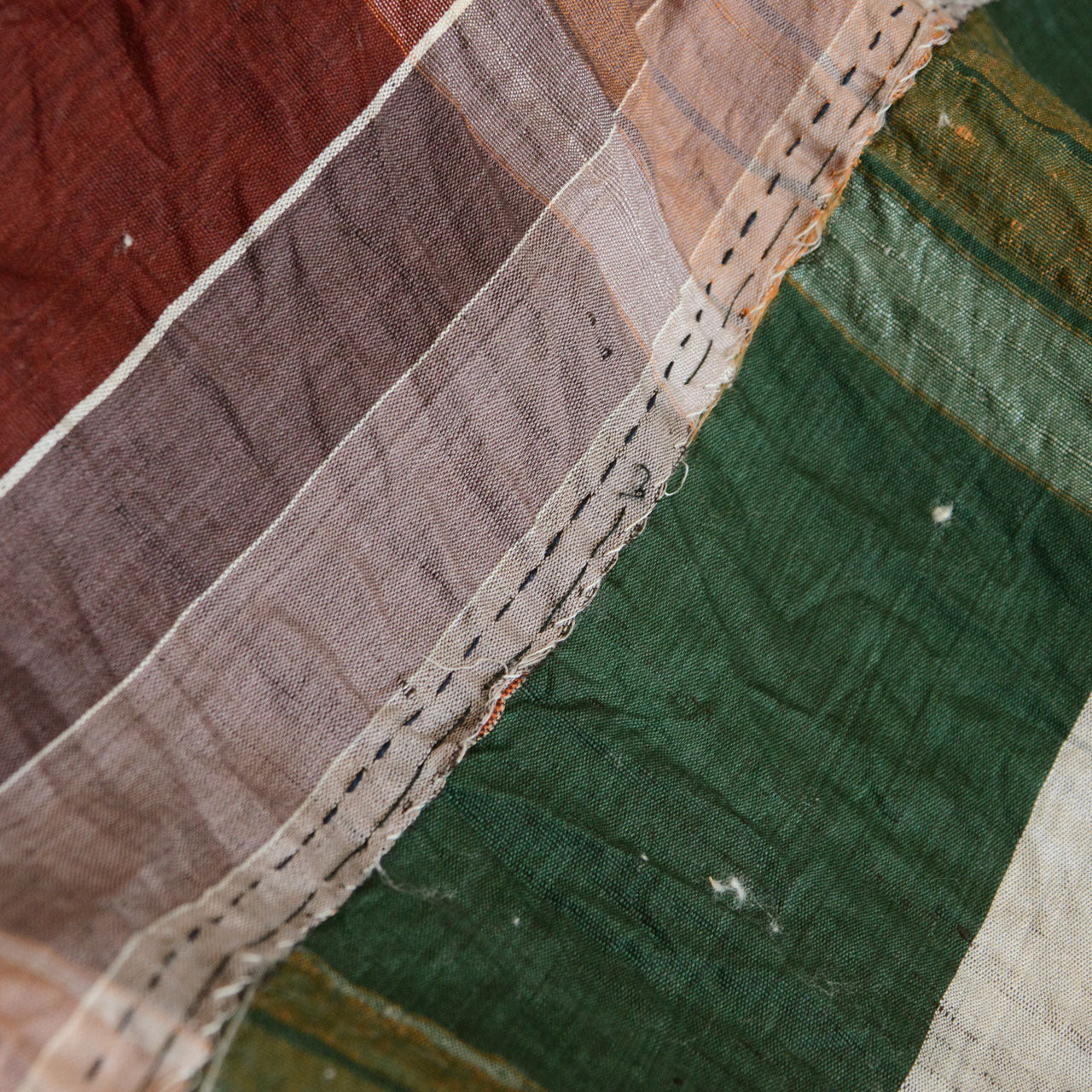Large Japanese antique textile ideal for bag making or patchwork