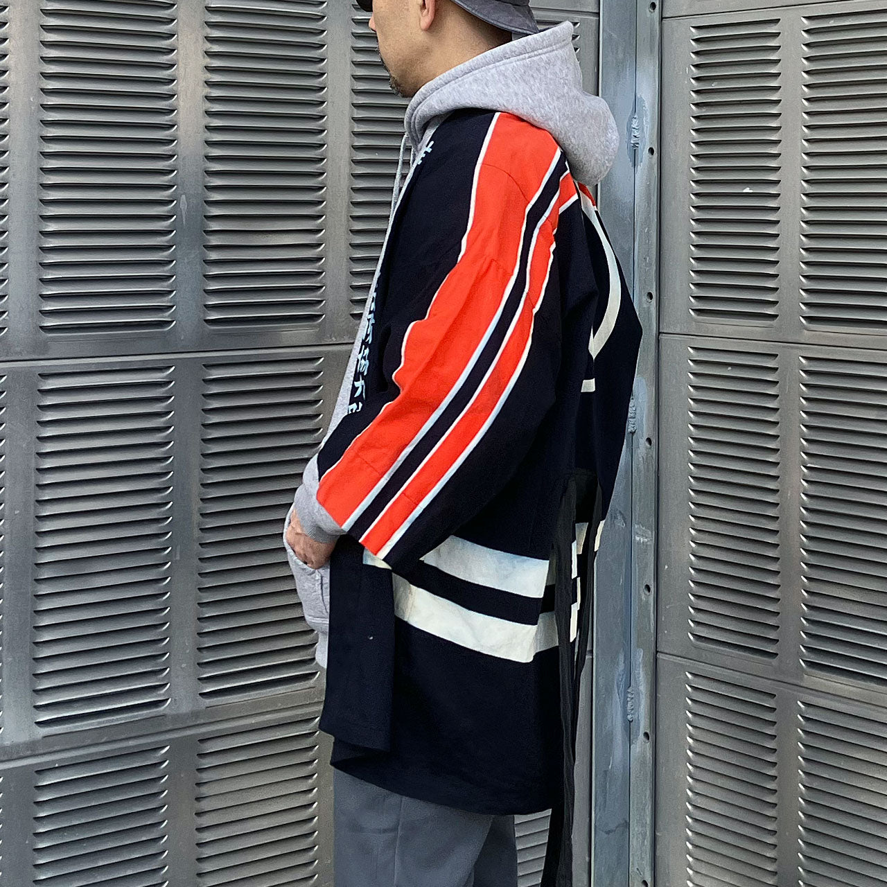 Nostalgic Showa period retro navy outerwear