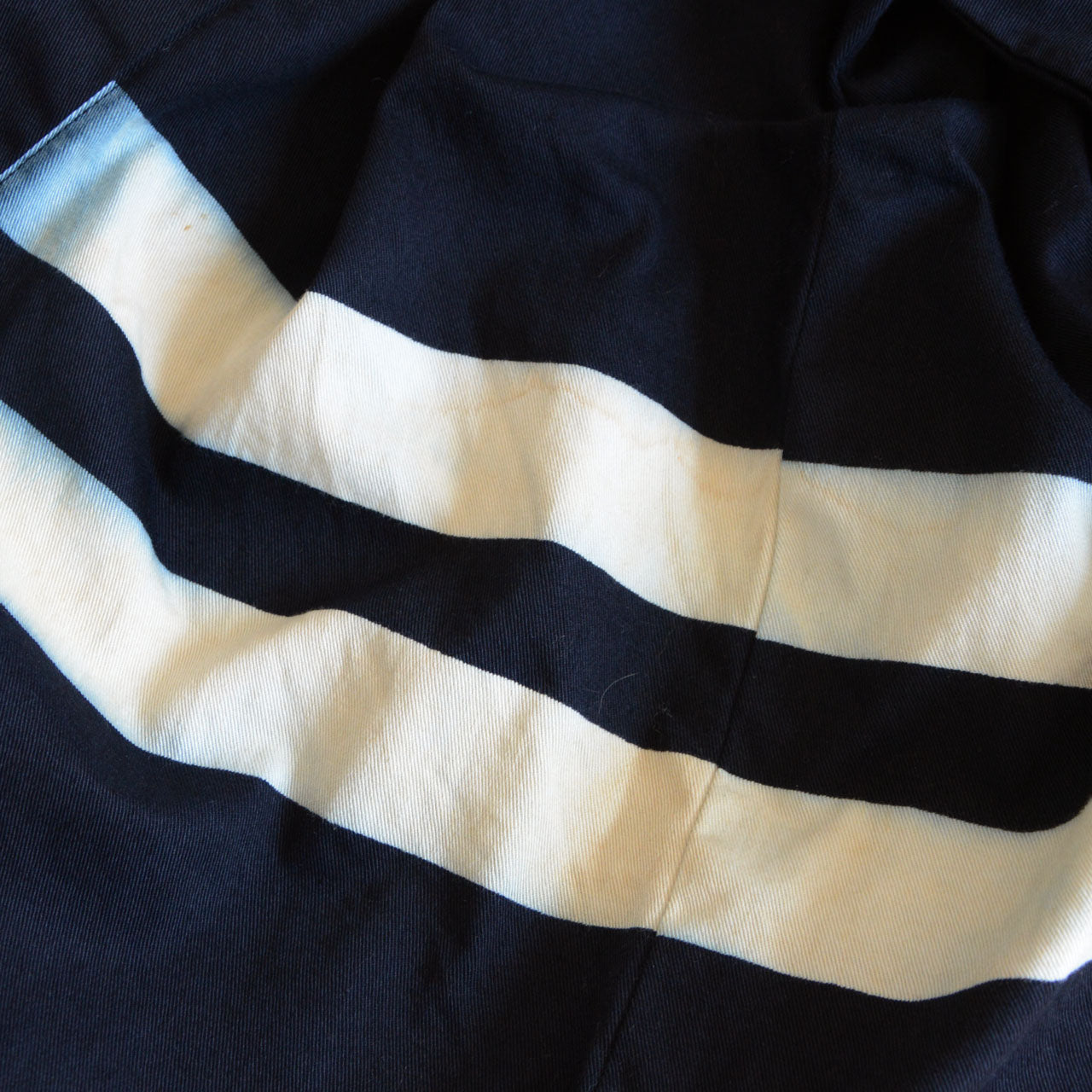 Retro navy cotton coat with authentic historical design