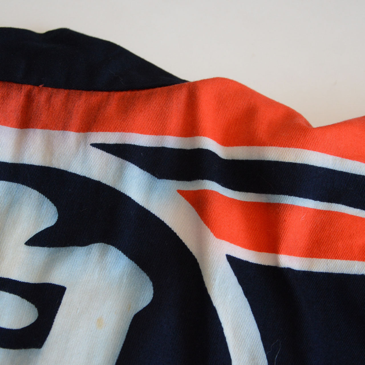 Layered fashion styling with vintage Japanese Happi coat