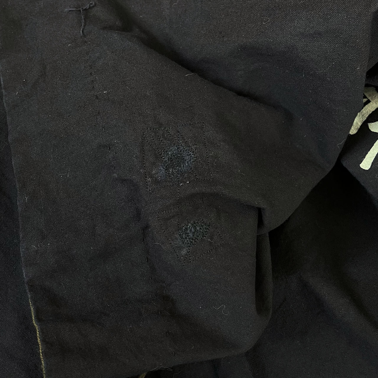 Japanese Shirushi Hanten cotton jacket with traditional tatami symbol