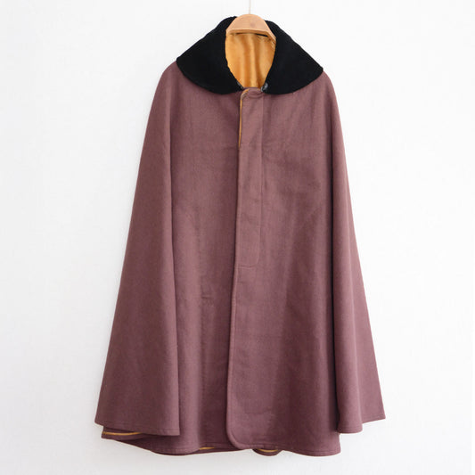 Japanese vintage Inverness coat from Taisho era, wool material