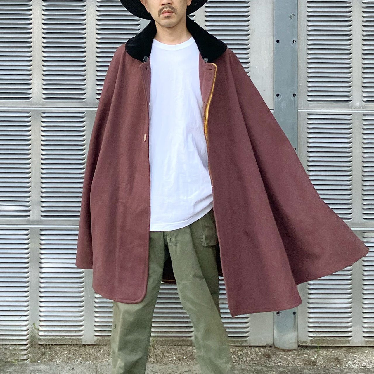 Unique wool coat for vintage fashion enthusiasts