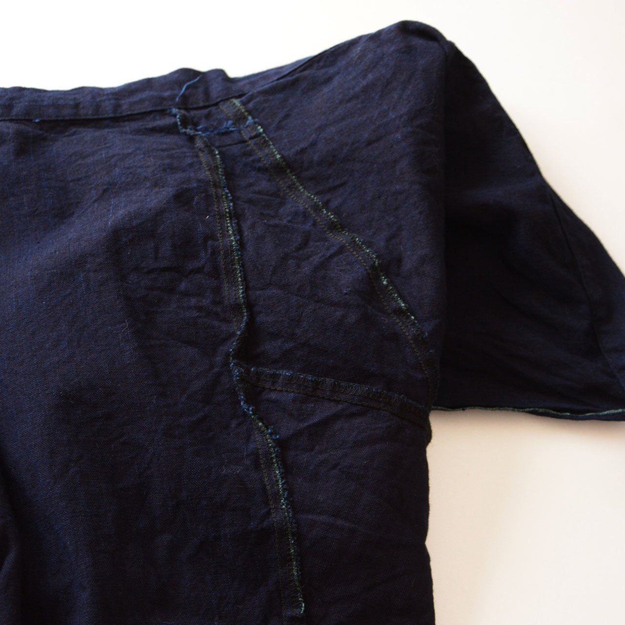 Collectible mid-Showa indigo momohiki - rare Japanese folk textile workwear
