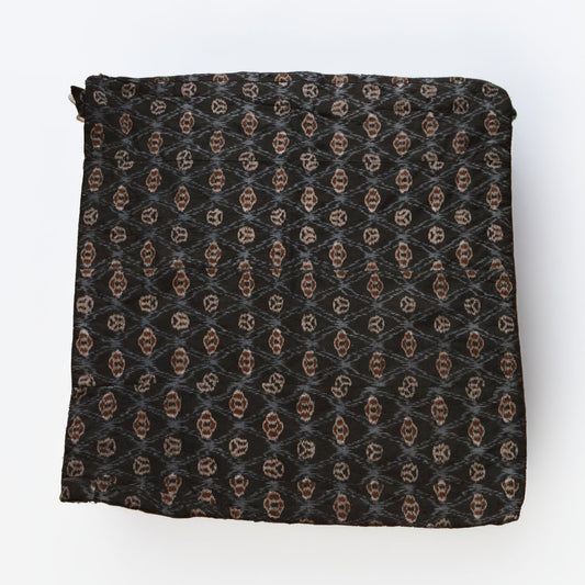Japanese vintage padded cotton textile with repeating small motifs, Taisho to early Showa