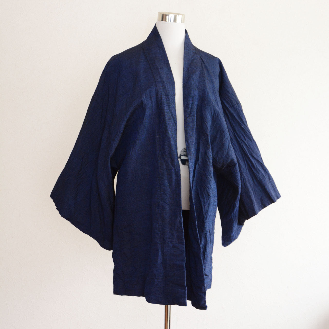 Japanese vintage men’s haori jacket from the 1970s–1980s featuring traditional craftsmanship
