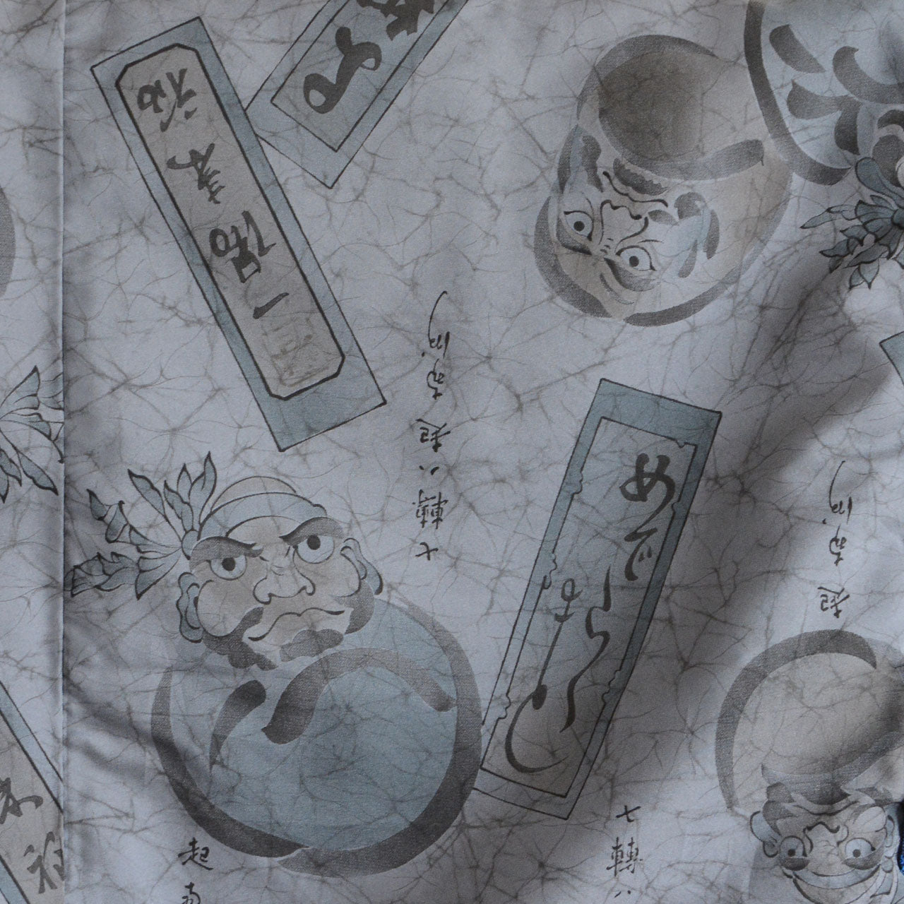 Men’s Japanese vintage haori jacket associated with slow fashion and sustainable style