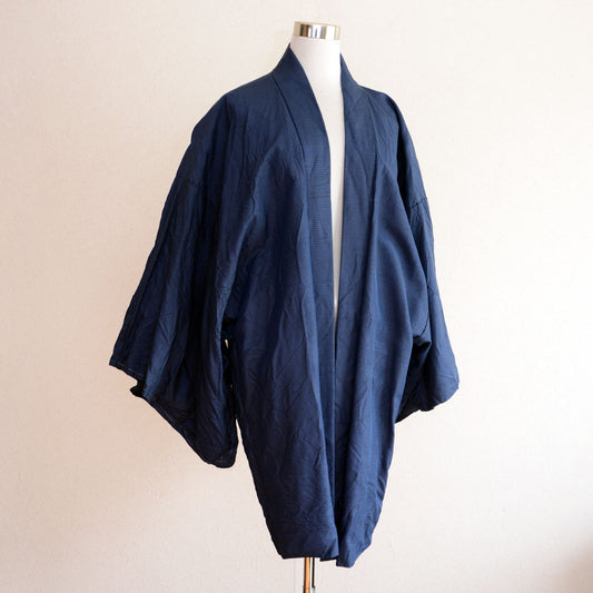 Japanese vintage haori jacket with tiger pattern lining