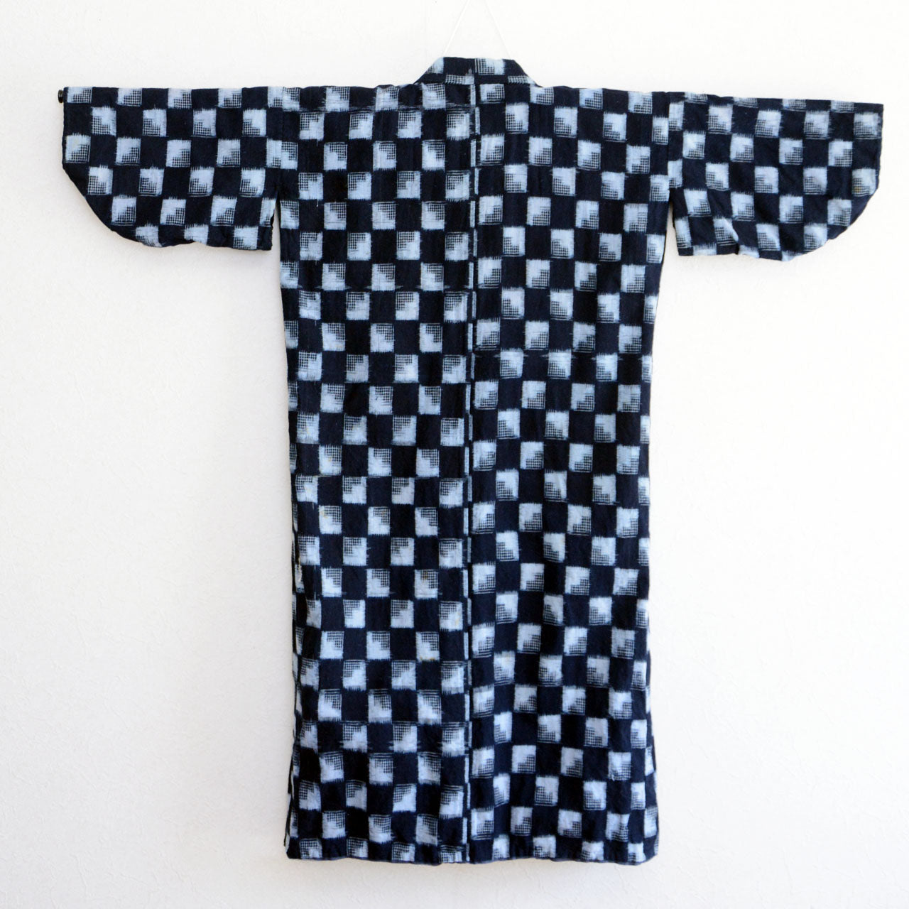 Antique Indigo Kasuri Kimono for DIY or Upcycling Projects