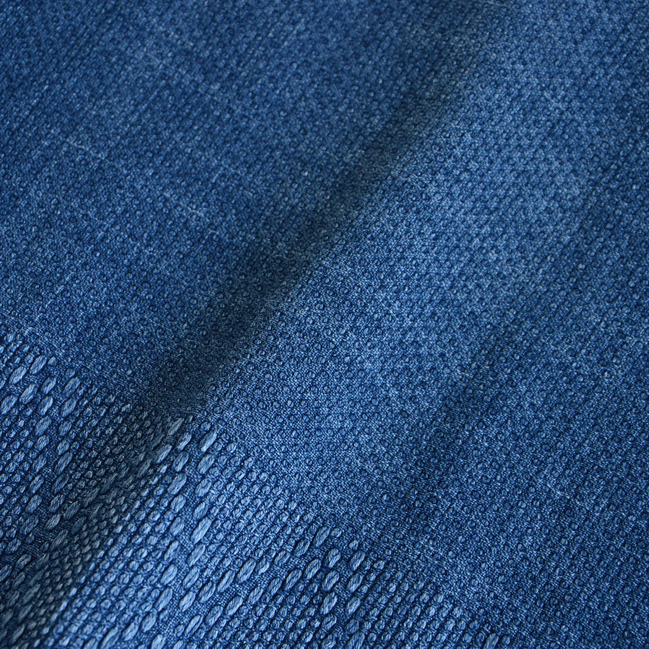 Authentic Japanese indigo-dyed jacket with unique character