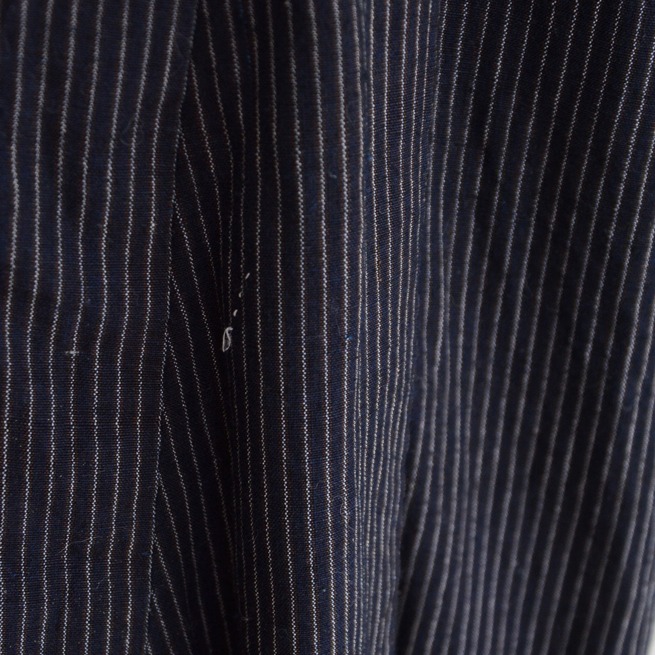 Japanese vintage kimono made with striped and mixed cotton fabrics