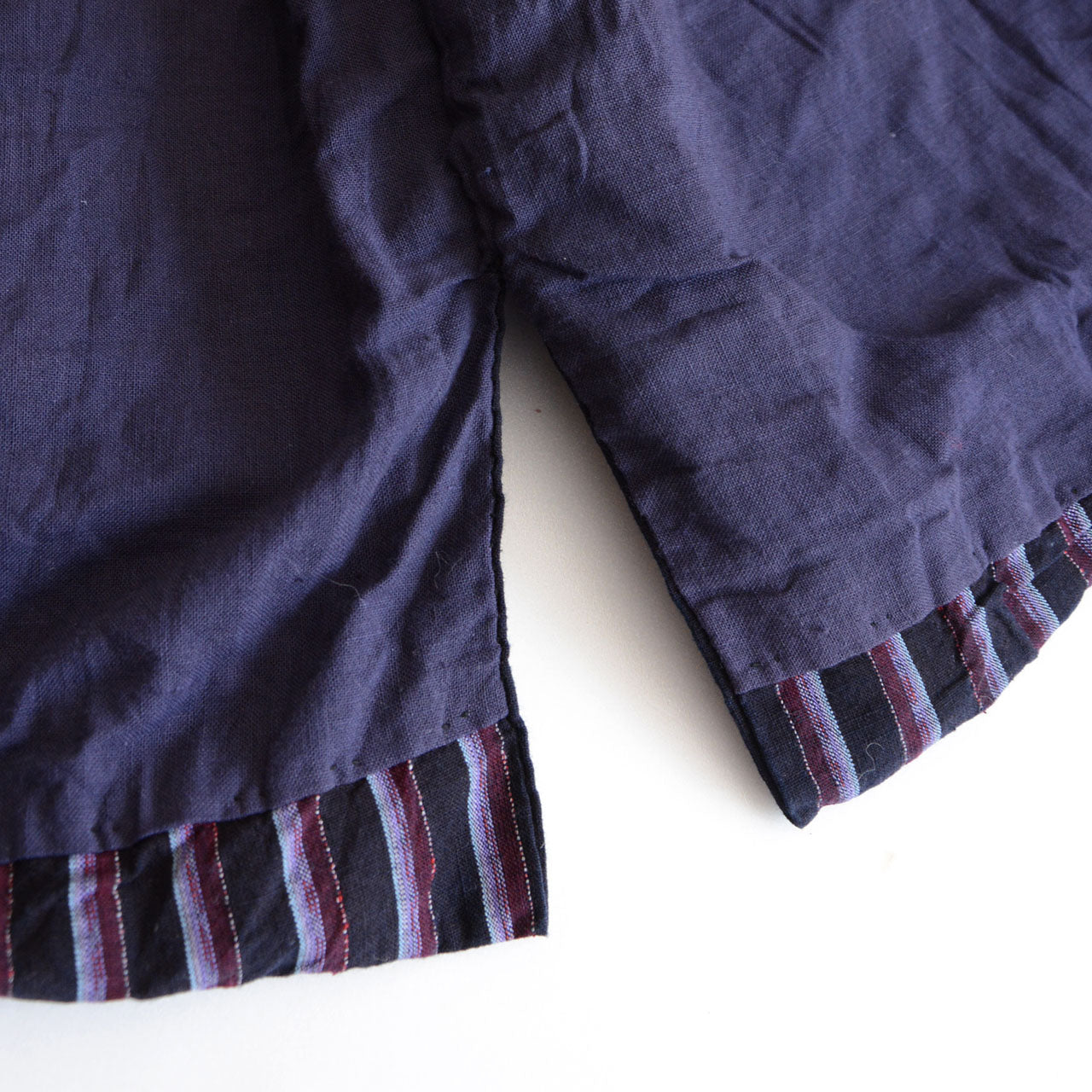 Traditional Japanese noragi with cotton fabric showing signs of age