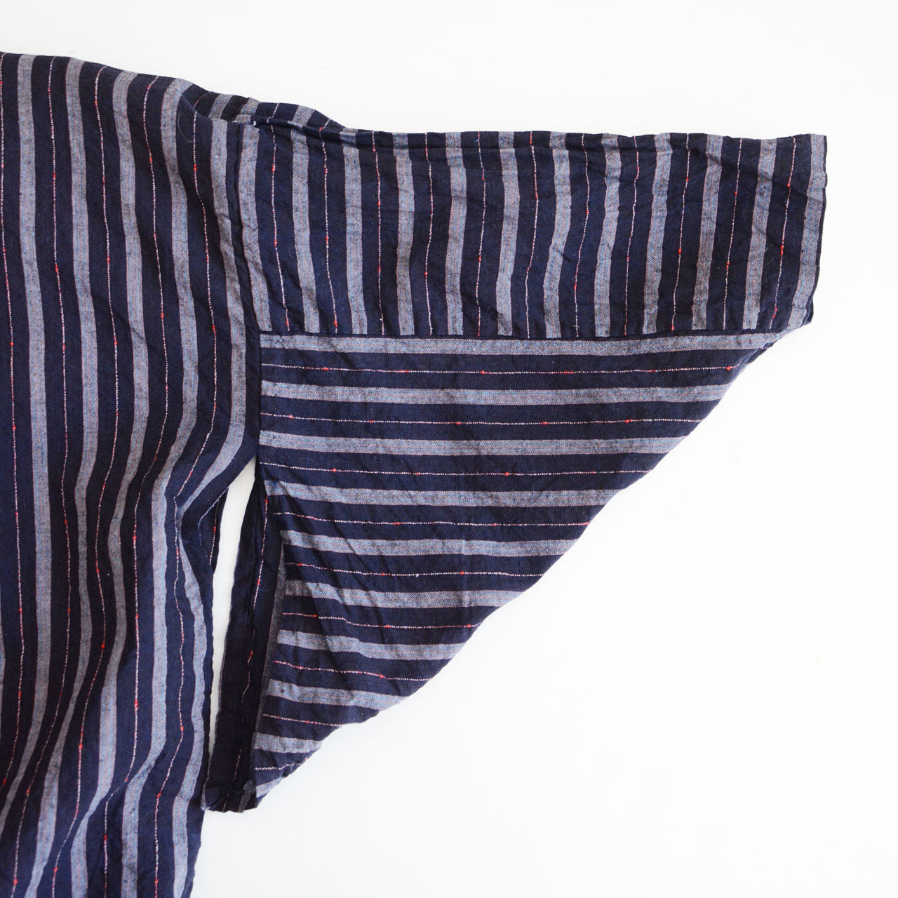 A Japanese vintage noragi with traditional garment construction