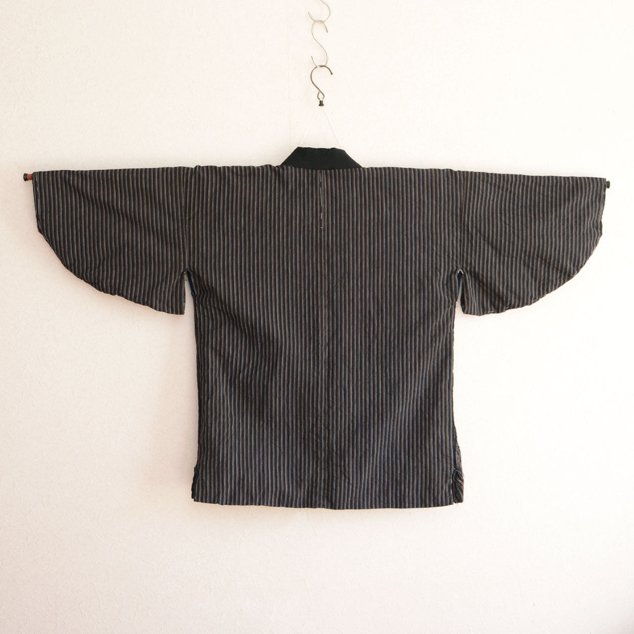 Japanese vintage noragi constructed from cotton patchwork textiles