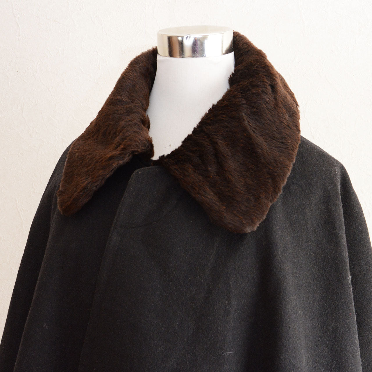 Statement Japanese vintage outerwear with a dramatic cape construction